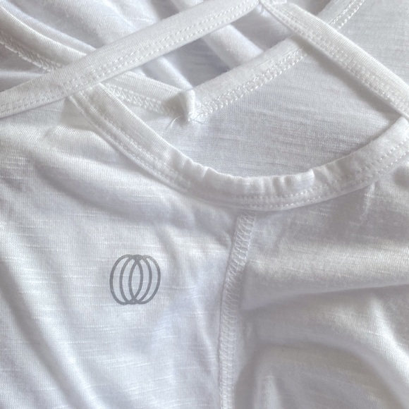 Balance CoverUp Collection White Racerback Tank, Size S - Picture 3 of 6